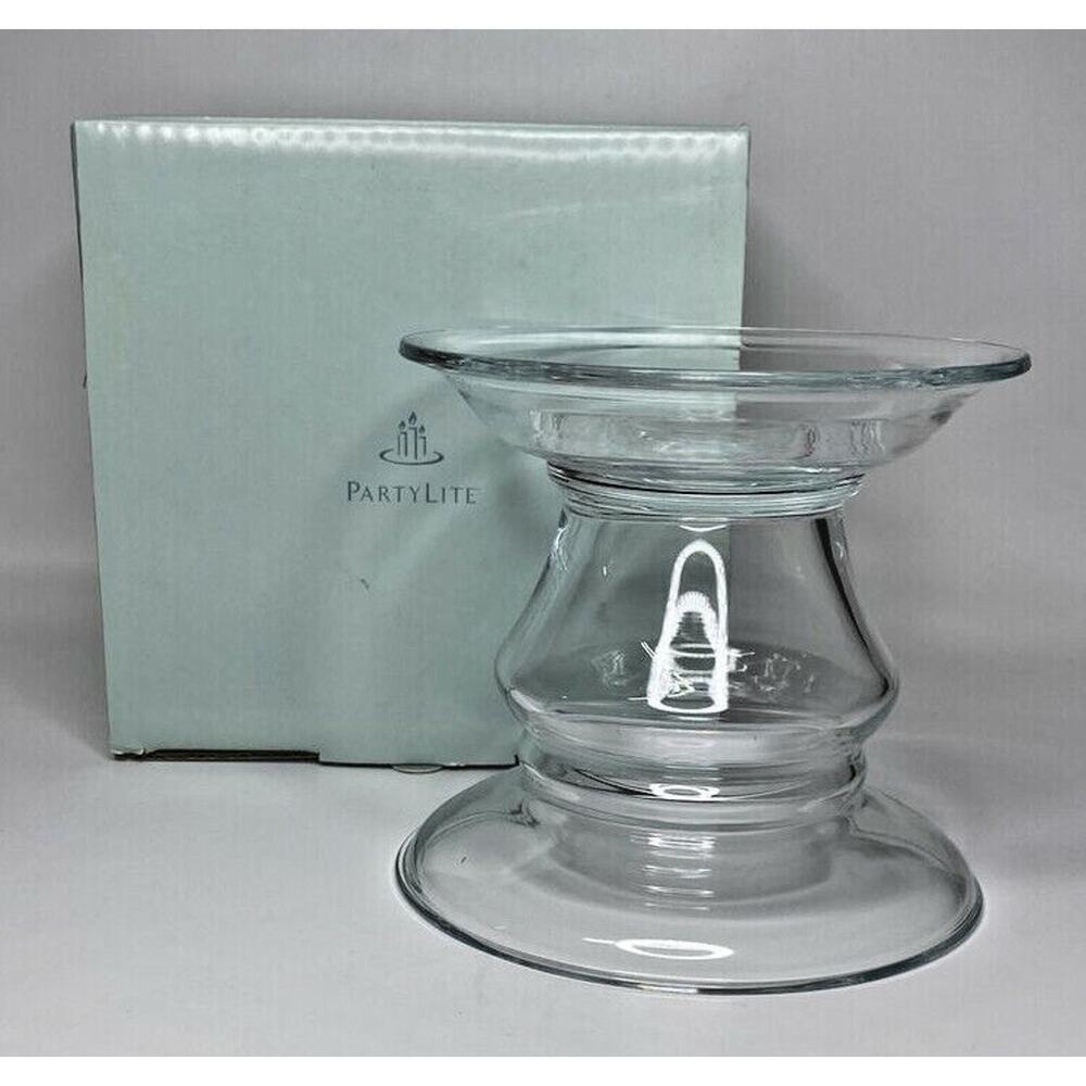 PartyLite Studio Glass Pillar Holder/Vase Retired‎ NIB P17A/P8075